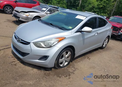 2013 Hyundai Elantra Gls from USA, damaged, VIN 5NPDH4AEXDH397964